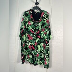 KS Island Men’s Hawaiian Shirt Size 4XL EUC